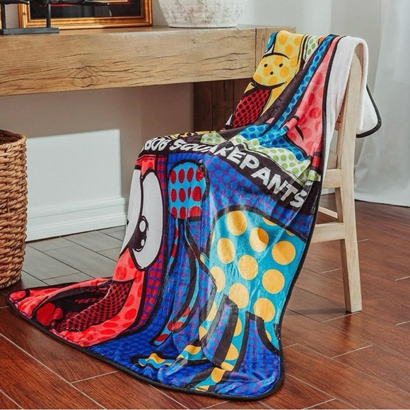 SpongeBob SquarePants Character Throw Blanket - Picture 5 of 5